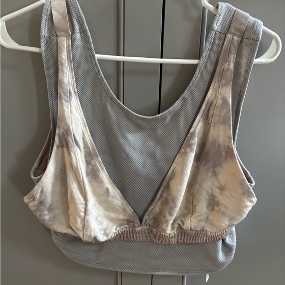 Free People movement Oasis sports bra light grey large - Picture 1 of 3